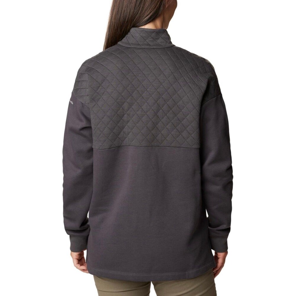Columbia Women's Hart Mountain Quilted 1/2 Snap Sweater Size Small #561 - Picture 2 of 12